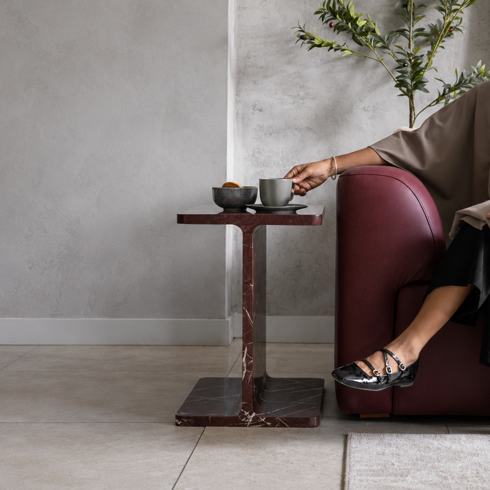 LAVENTO I-BEAM SIDE TABLE