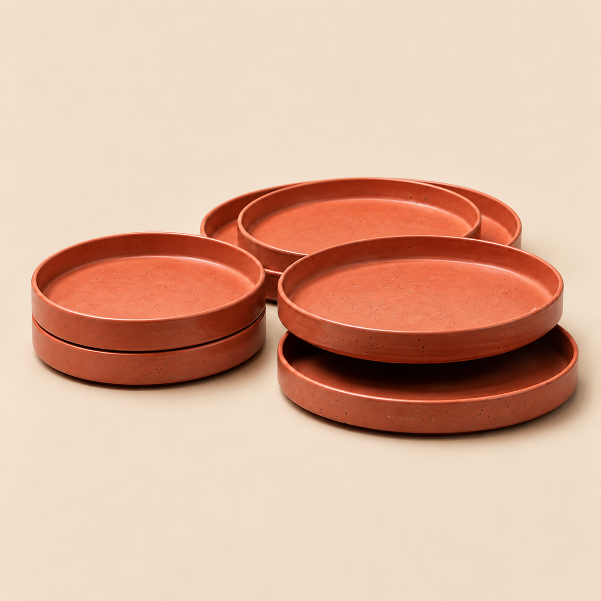 Kanso Dinner Plate Terracota - S Chairs And Company