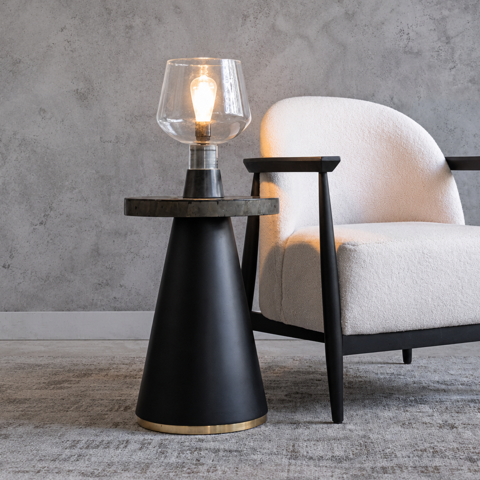 PYRITE SIDE TABLE
