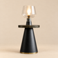 Concrete Open Shade Lamp