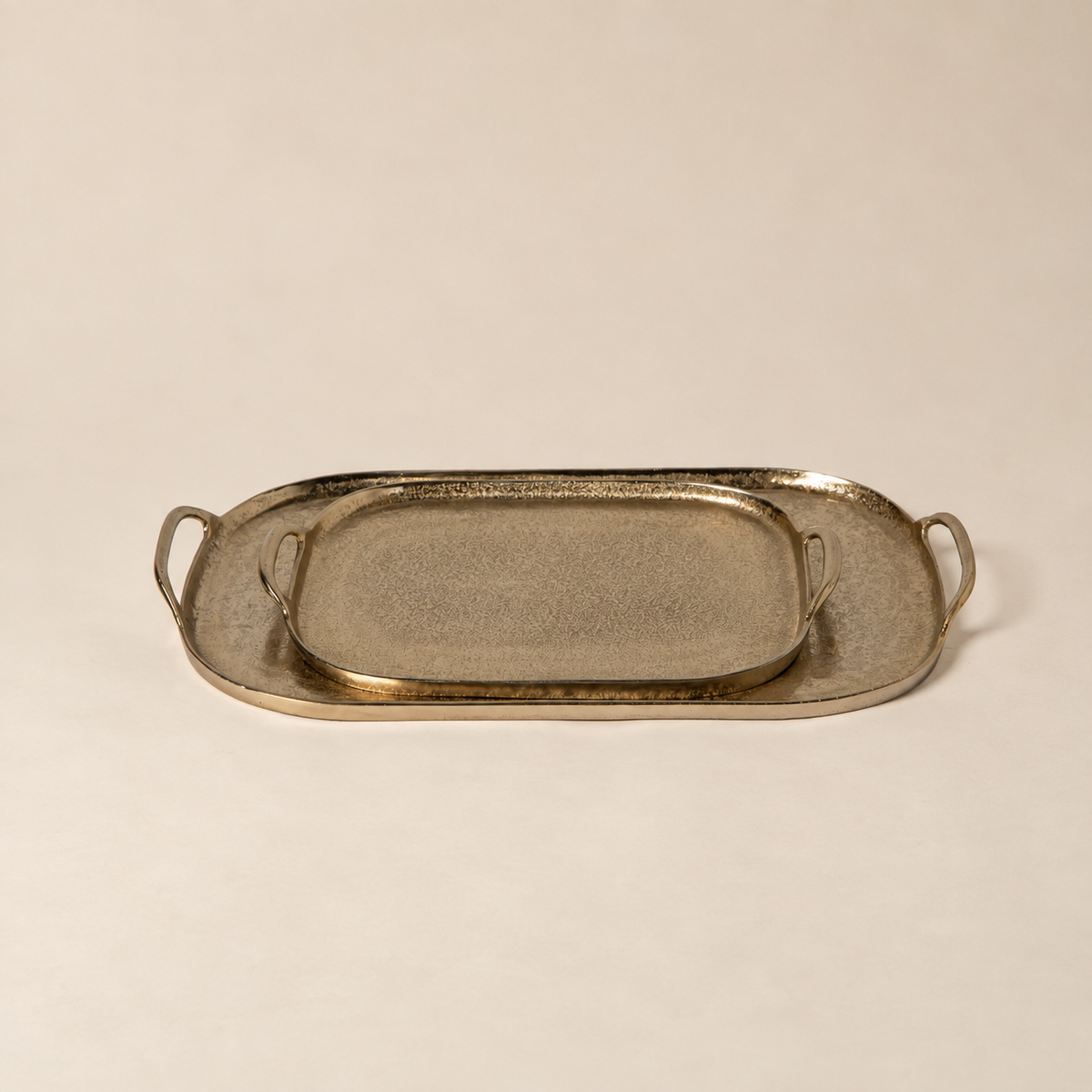 Gilded Serve Tray (L) Chairs And Company