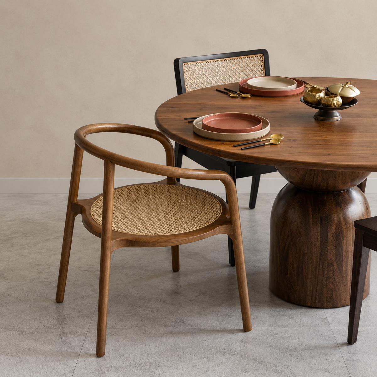 NALA DINING TABLE - ROUND