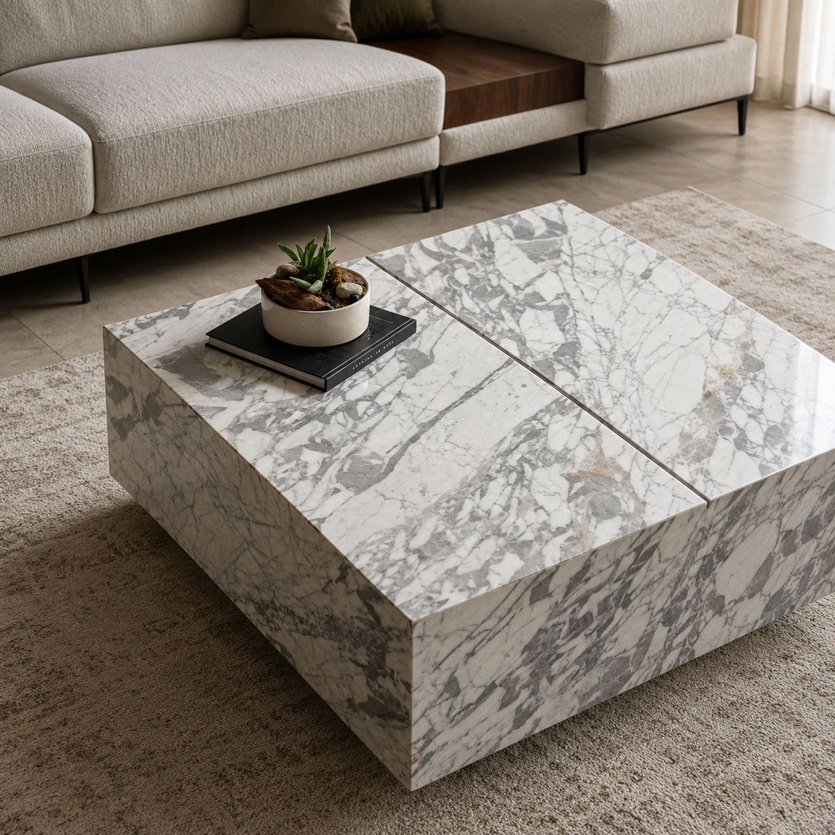 MONOLITH MARBLE TABLE