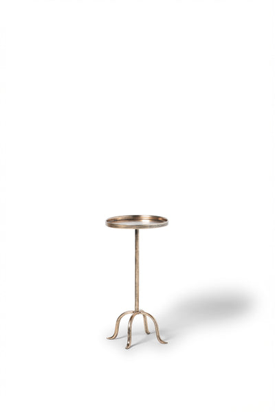 Hand beaten table (L) Chairs And Company