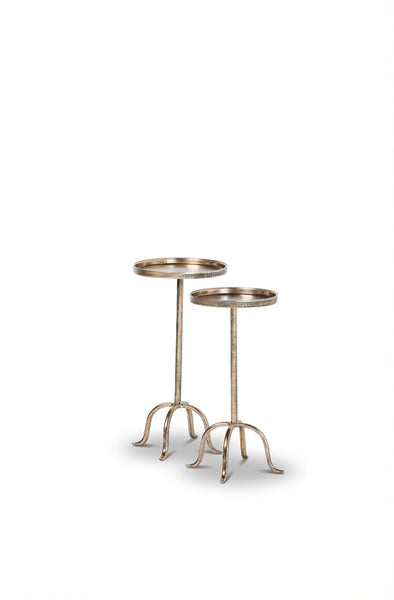 Hand beaten table (L) Chairs And Company