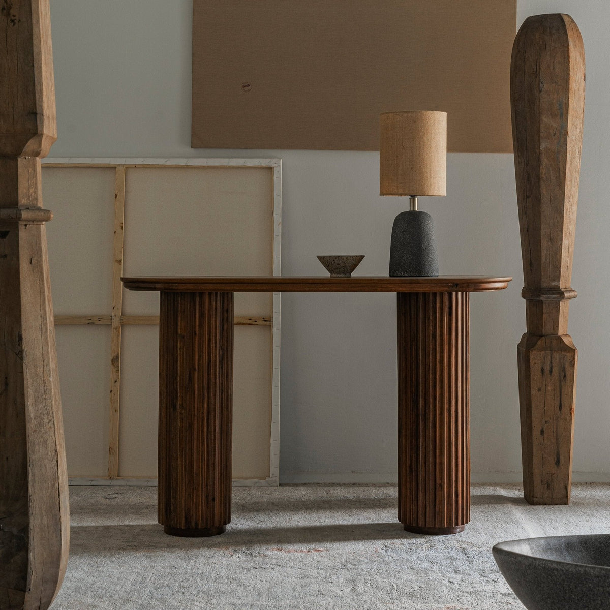 Japandi Entry Way Console ChairsAnd Company