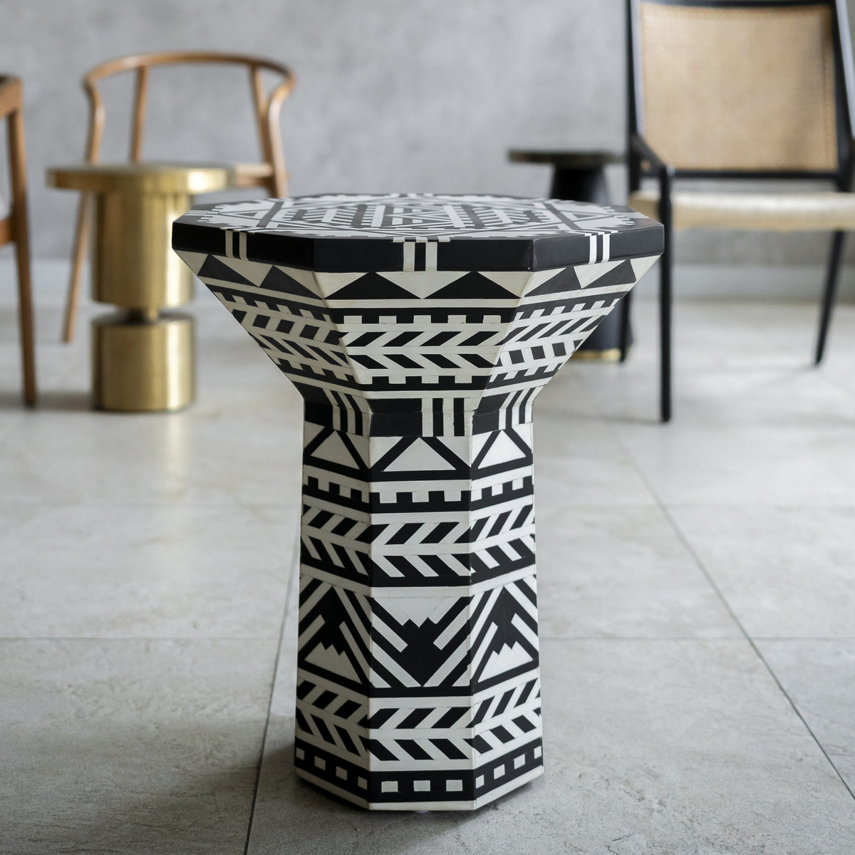 Aztec Table (Terracotta)