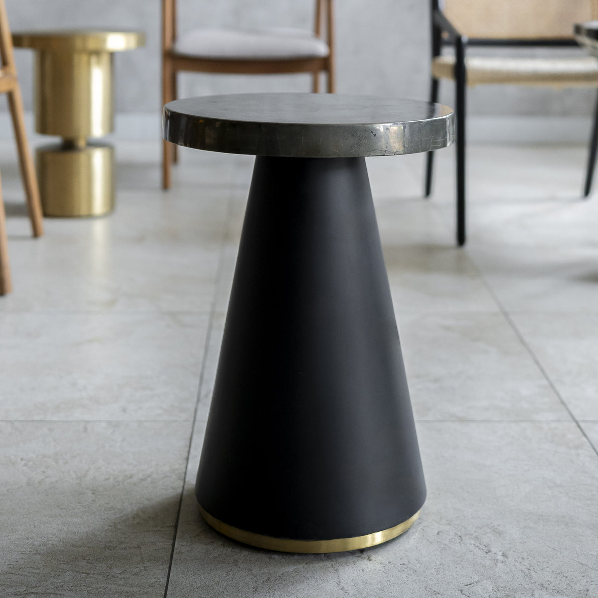 PYRITE SIDE TABLE