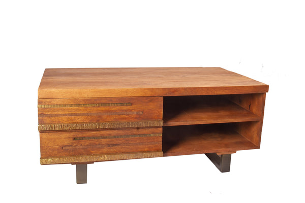 Brass Strip Coffe Table Chairs And Company