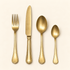 Ranthambore Vintage Gold Cutlery Chairs And Company
