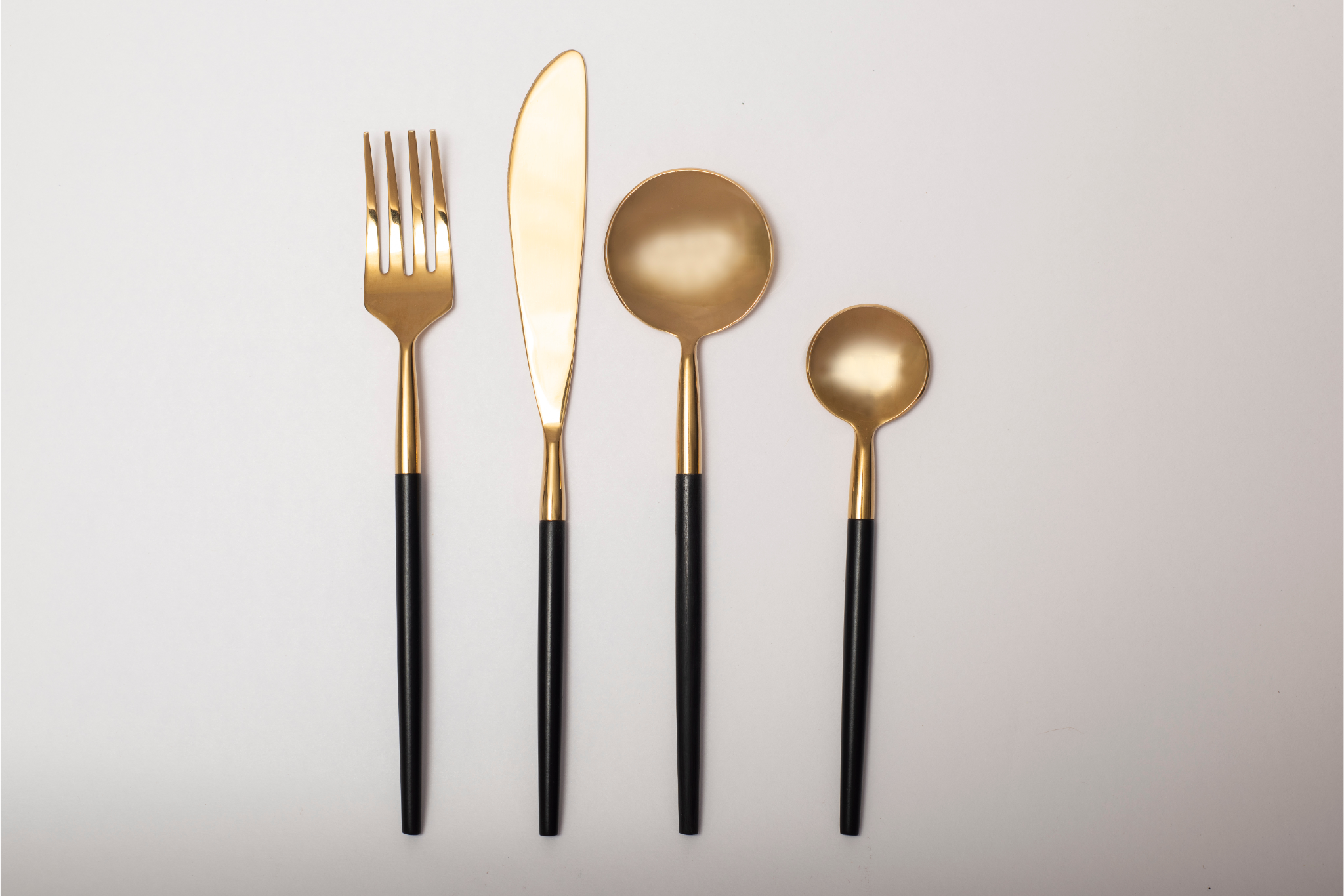 Moderne black & Gold Cutlery Chairs And Company