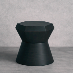 Wabi Sabi Hexagonal Side Table