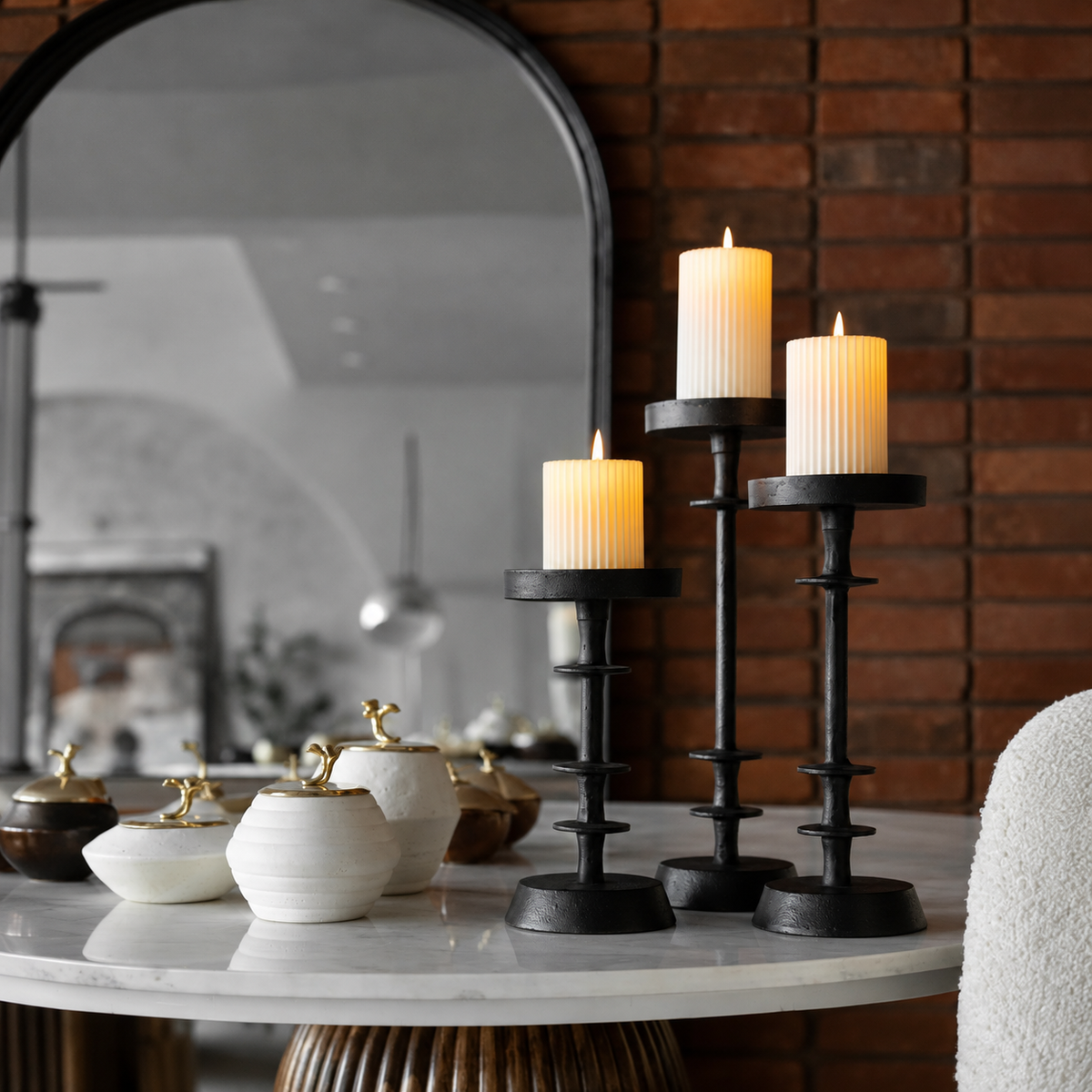 PILLAR CANDLE HOLDER TALL Chairs And Company