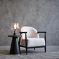 Concrete Open Shade Lamp